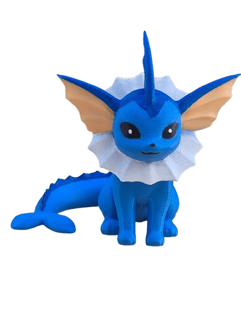 Figura 3D Vaporeon – Coleccionable Pokémon