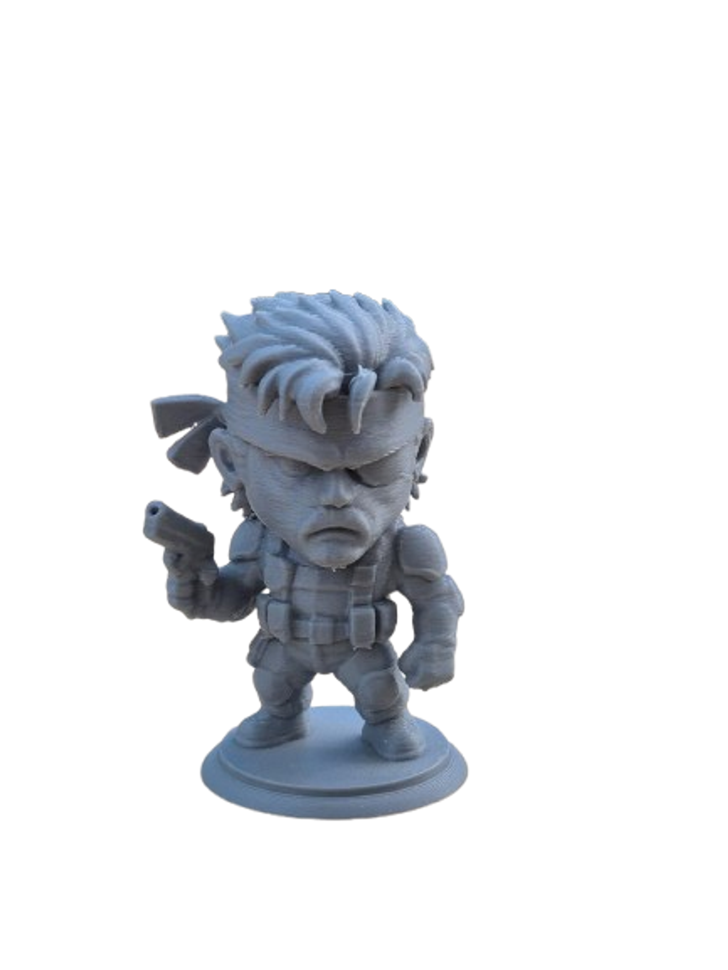 Figura 3D Solid Snake – Coleccionable Metal Gear 1