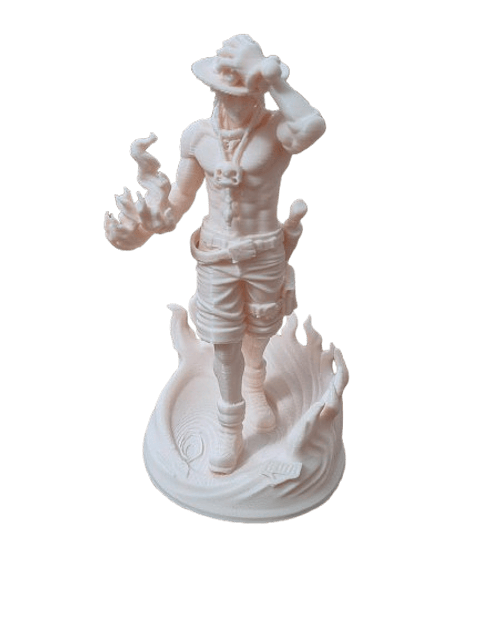 Figura 3D Portgas D. Ace – Coleccionable One Piece