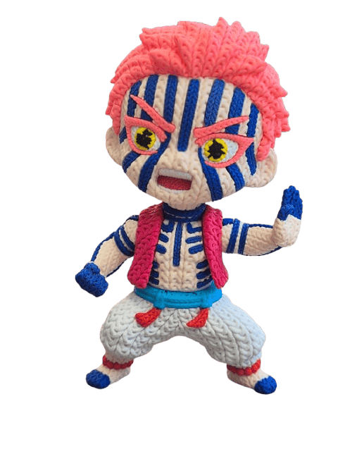 Figura 3D Akaza – Coleccionable Demon Slayer