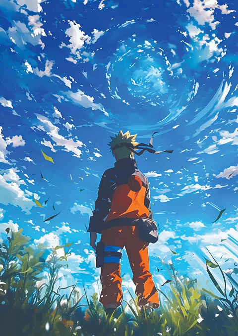 Cuadro Holográfico Naruto Uzumaki Anime Decoración Otaku