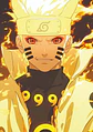 Poster Naruto Modo Sabio Kurama Holográfico Anime - Miniatura 1