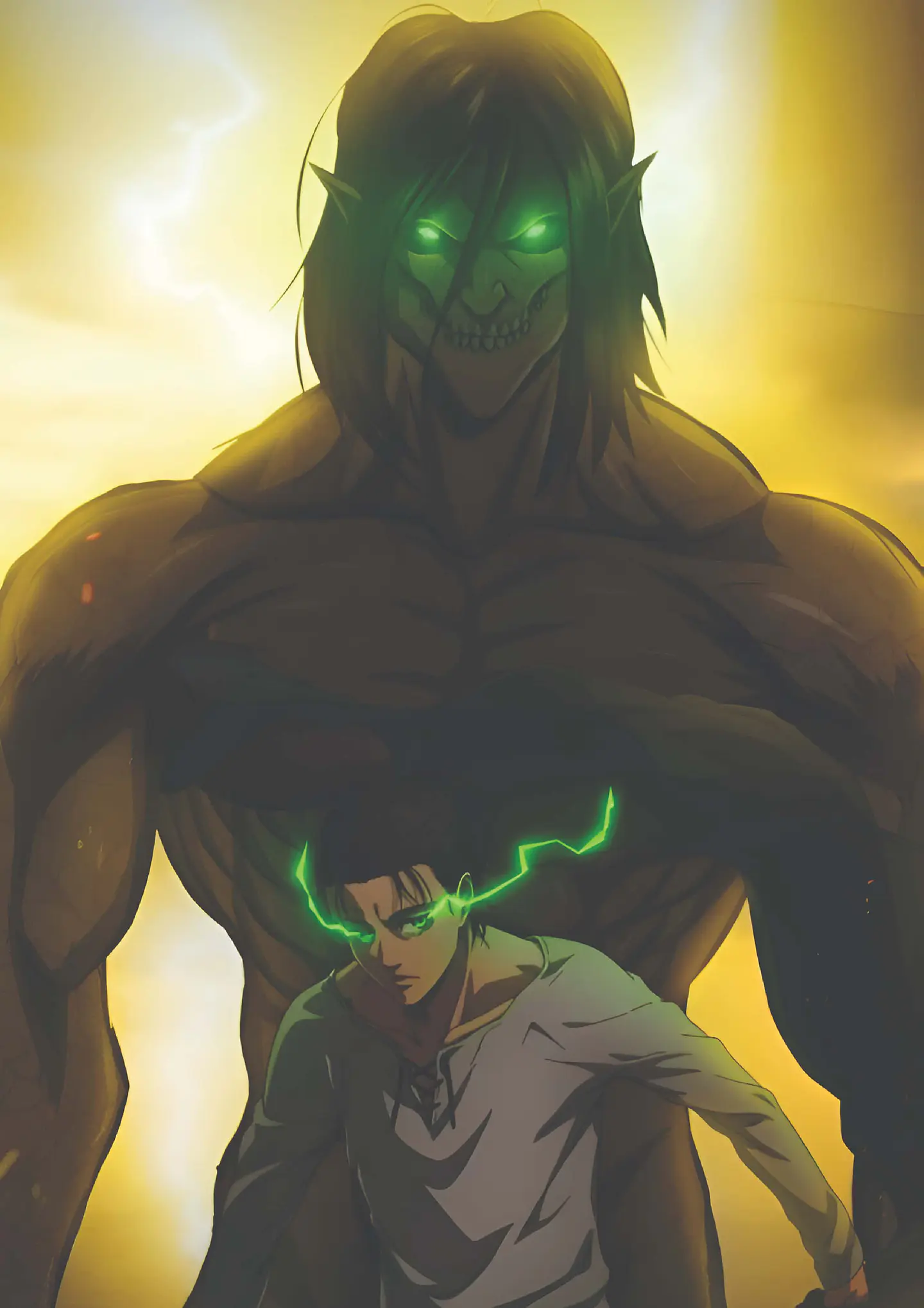 Poster Eren Titan Attack on Titan Anime 1