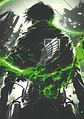 Cuadro Levi Ackerman Cuerpo de Exploración Anime - Miniatura 1