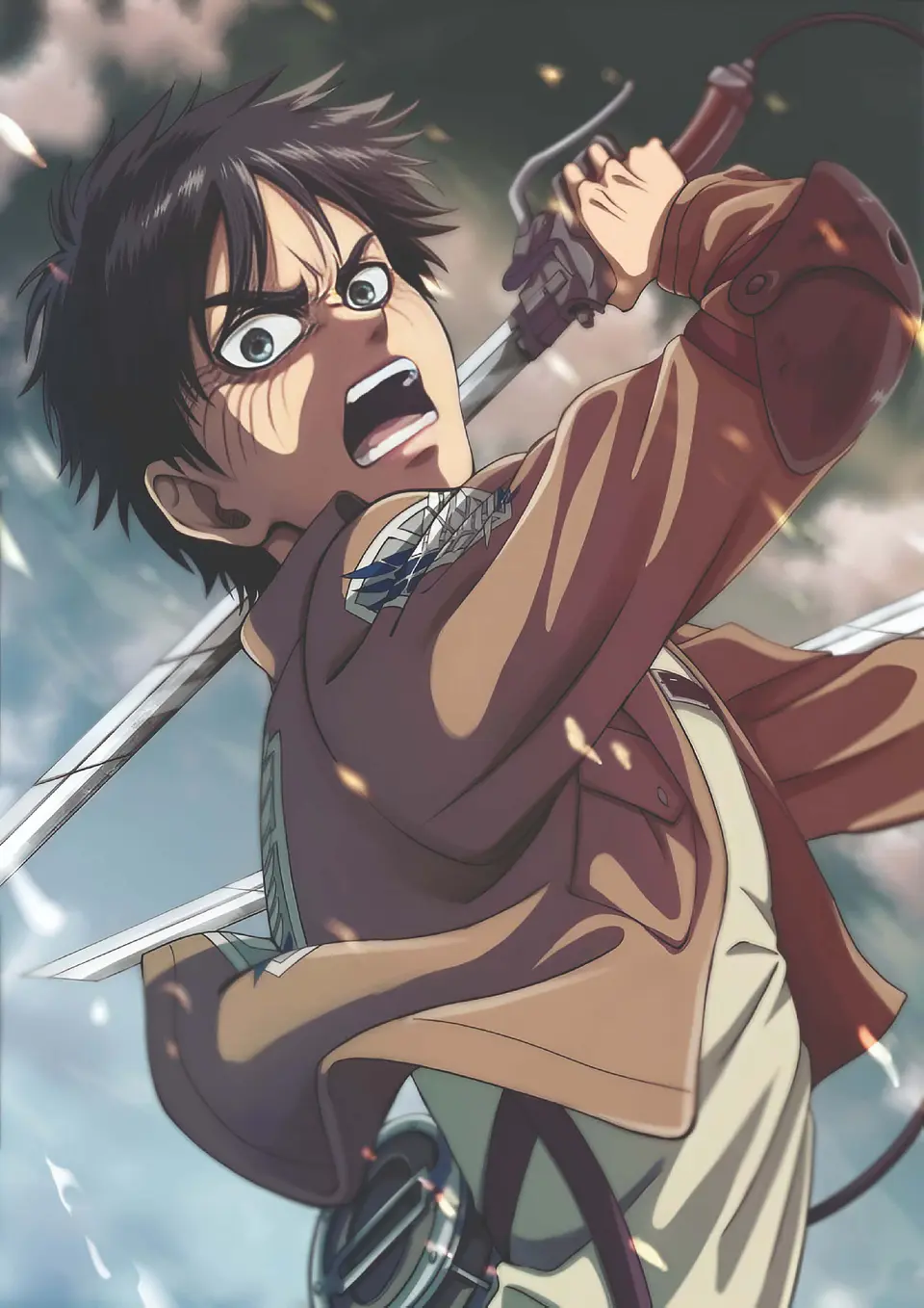 Cuadro Eren Yeager Batalla Attack on Titan 1