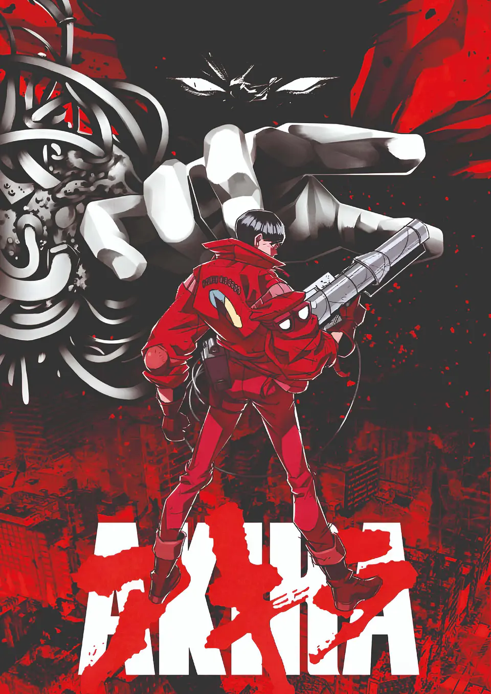 Cuadro Akira Kaneda Cyberpunk Rojo Anime 1