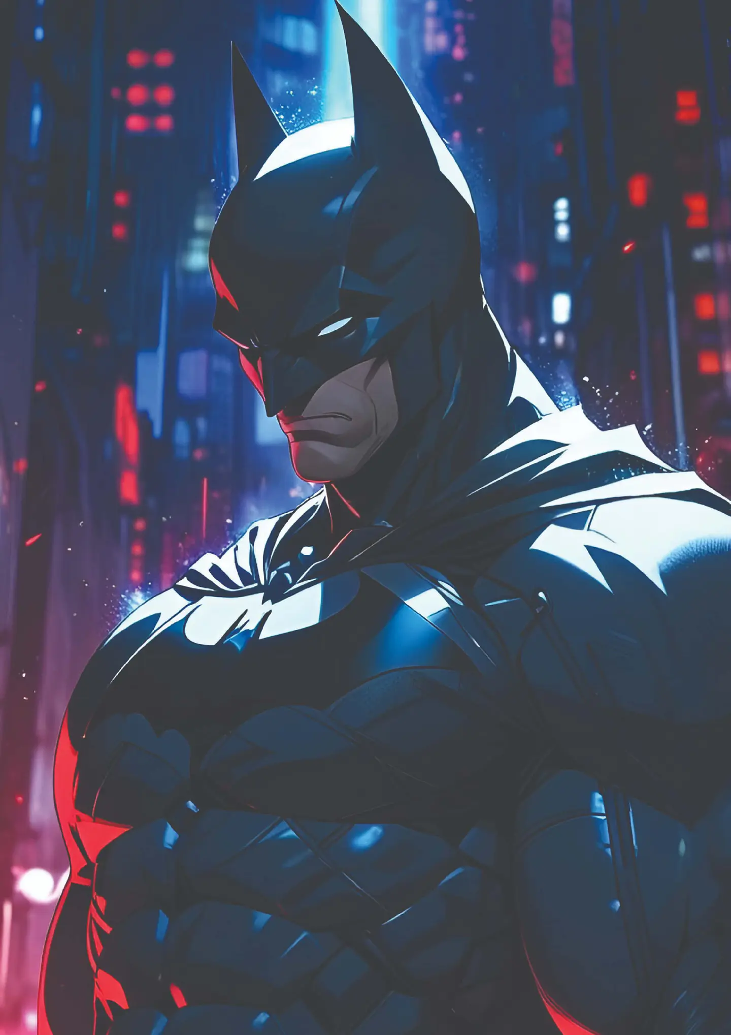 Cuadro Batman Gotham Neon DC Comics 1