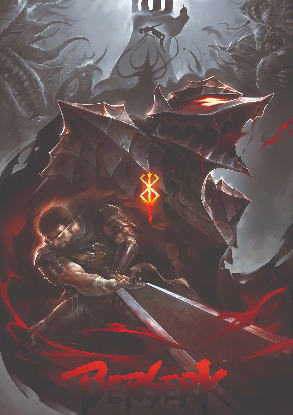Cuadro Berserk Armadura Bestia Guts Anime 1