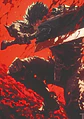 Cuadro Guts Berserk Espada Roja Anime - Miniatura 1