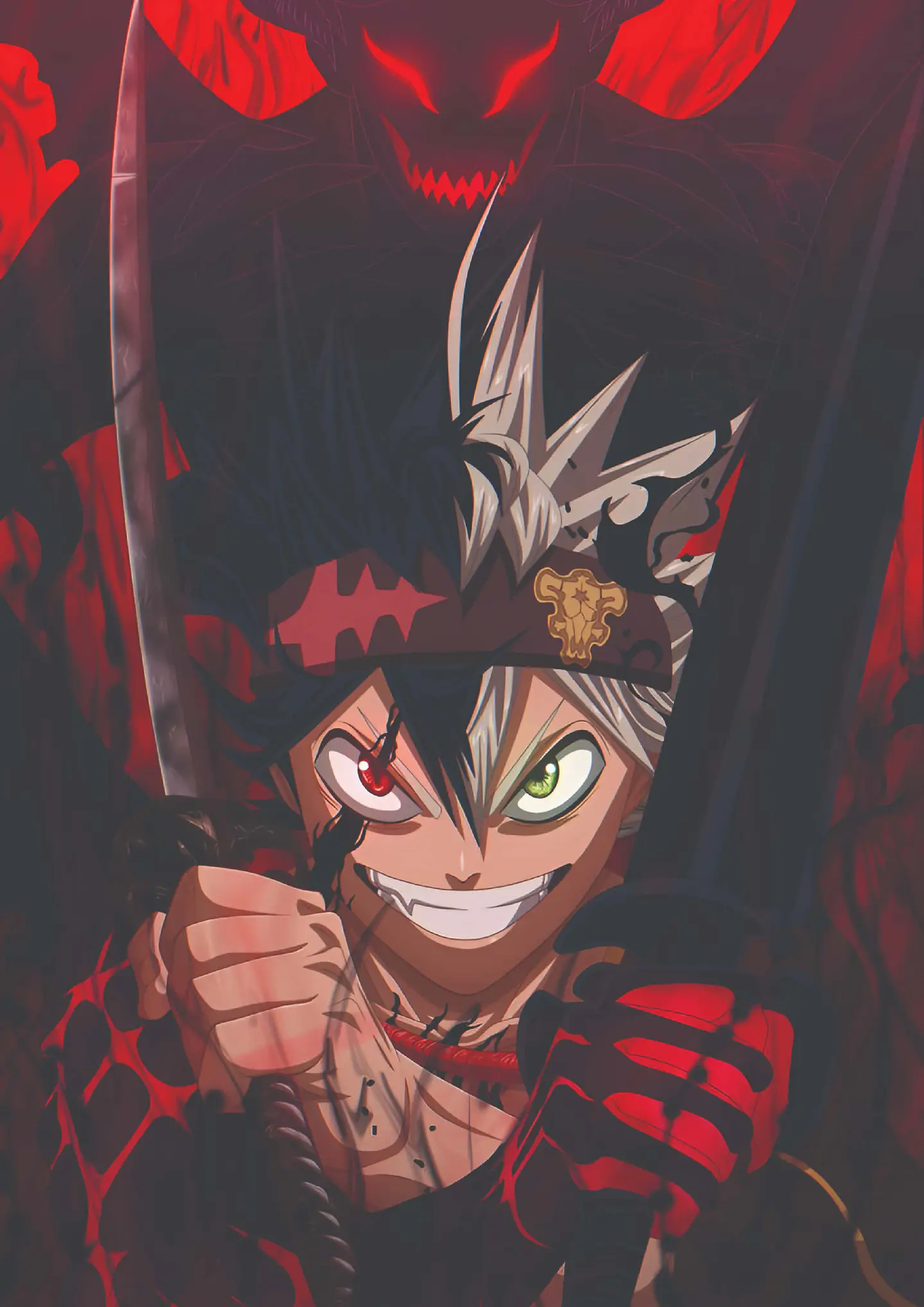 Cuadro Asta Black Clover Demonio Anime 1