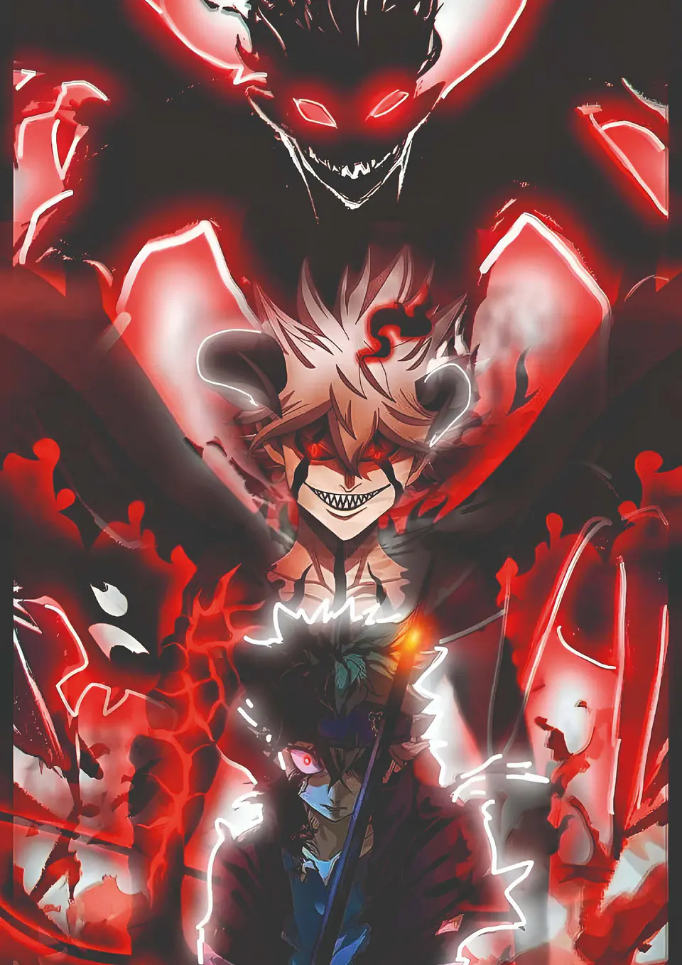 Cuadro Asta Forma Demonio Black Clover 1