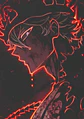 Cuadro Asta Neon Demonio Black Clover - Miniatura 1