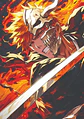 Cuadro Ichigo Hollow Llamas Bleach - Miniatura 1