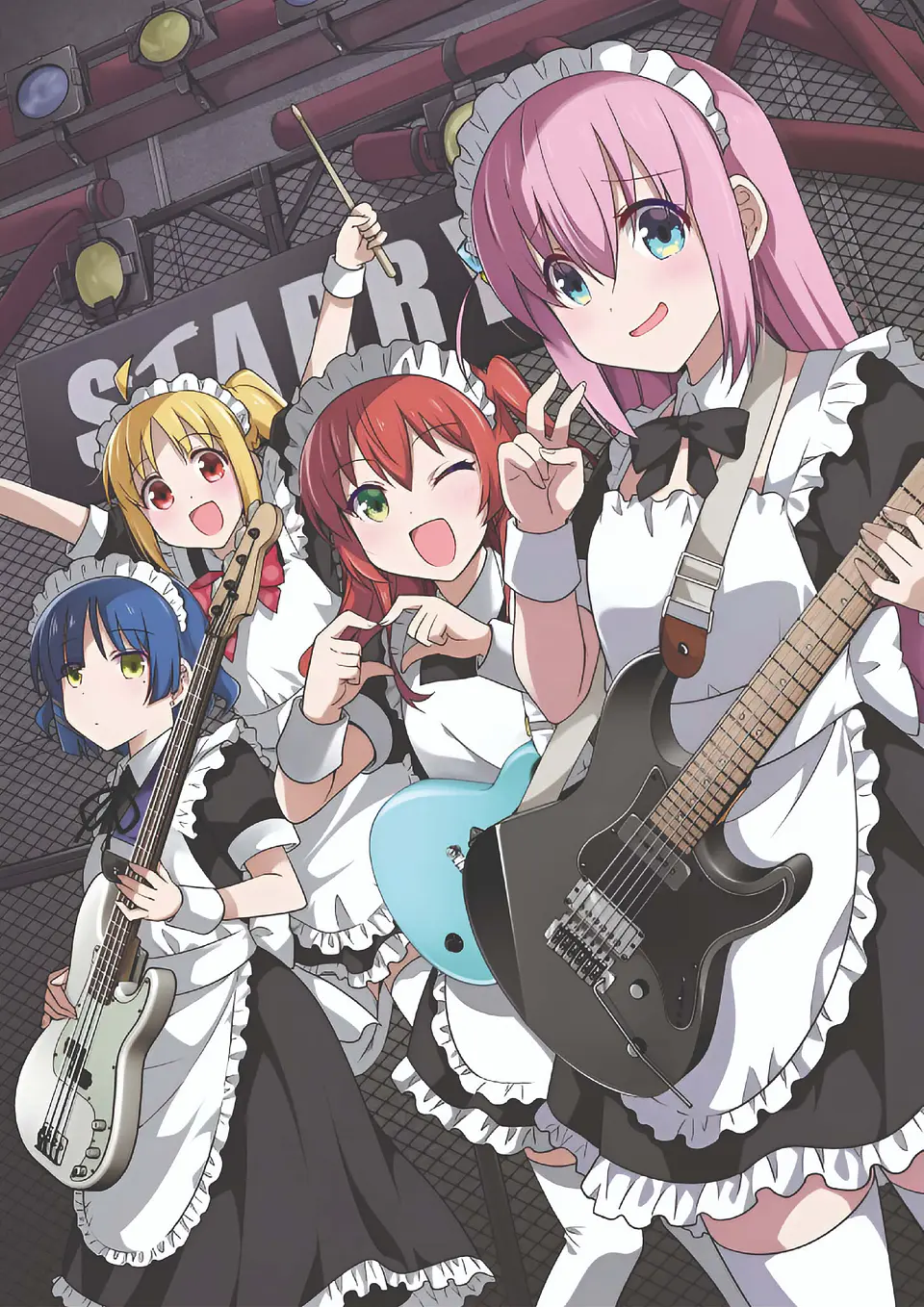 Cuadro Bocchi the Rock Banda Maid 1