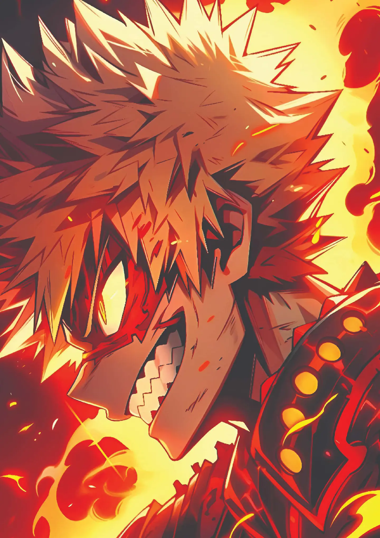 Cuadro Katsuki Bakugo Explosión My Hero Academia 1