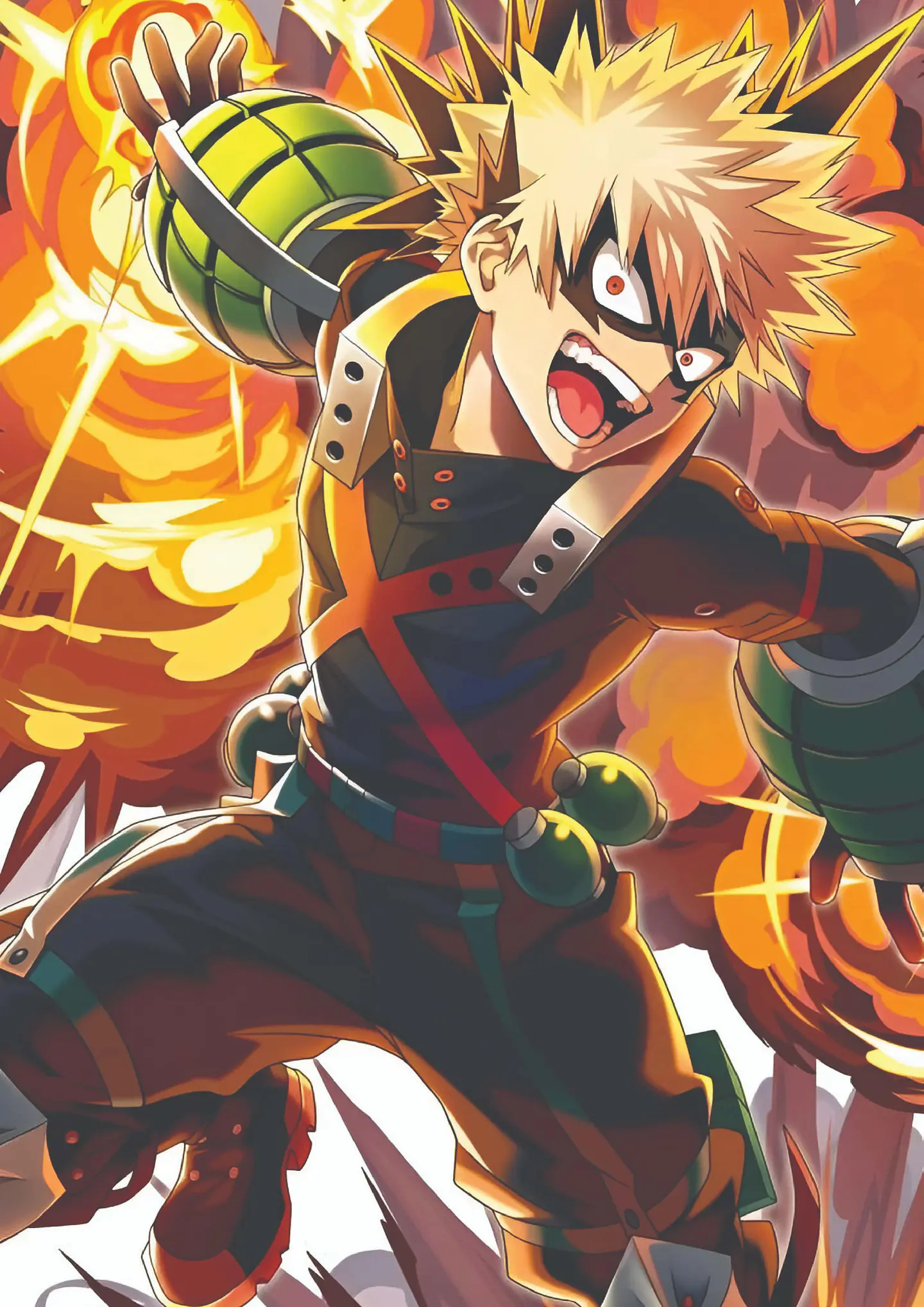 Cuadro Katsuki Bakugo Explosive Hero 1