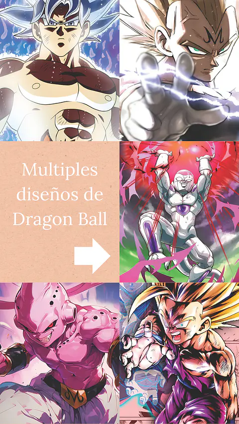 Colección de Cuadros Dragon Ball | 15 Diseños para Elegir | A4