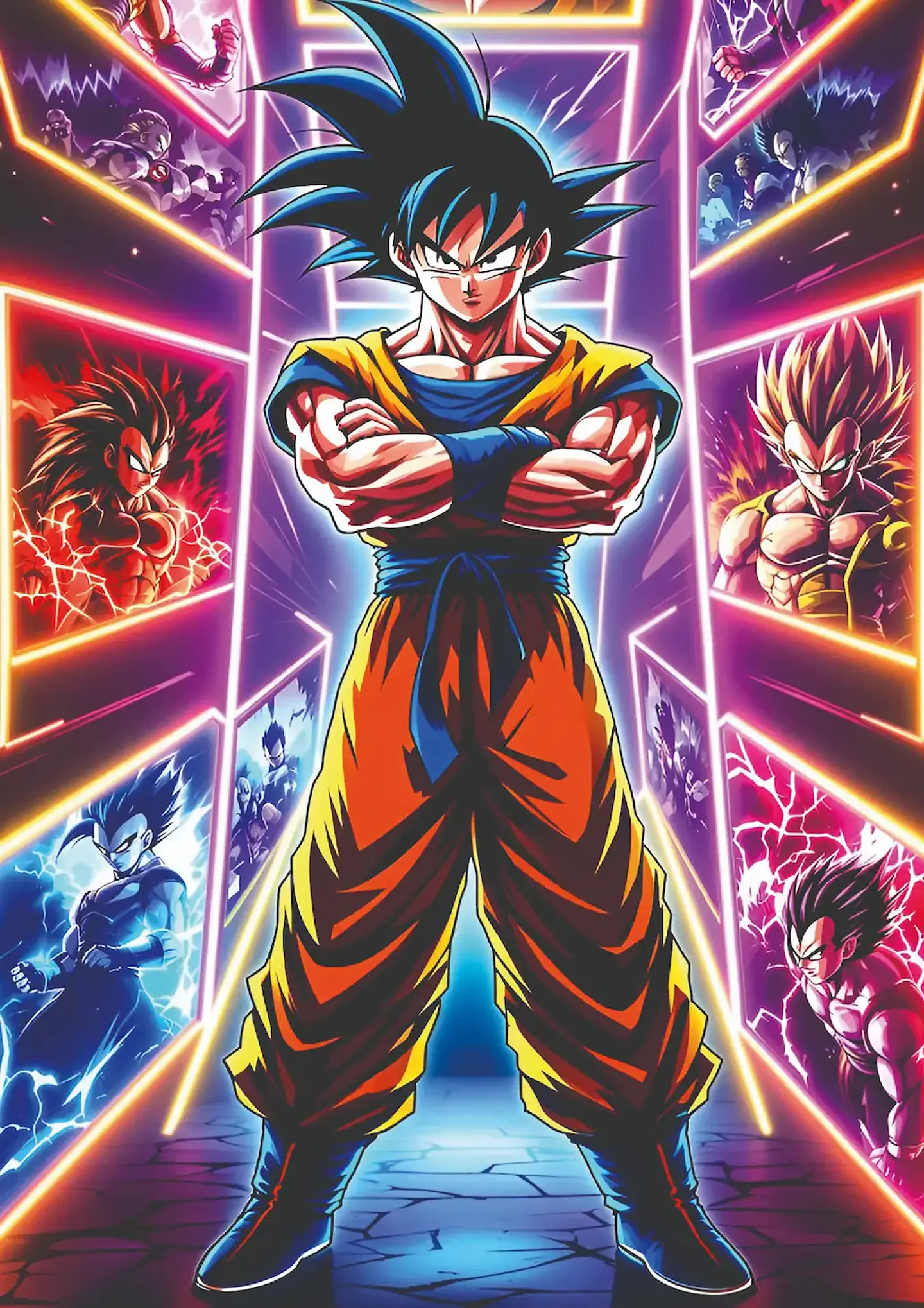 Colección de Cuadros Dragon Ball 4 | 15 Diseños para Elegir | A4 2