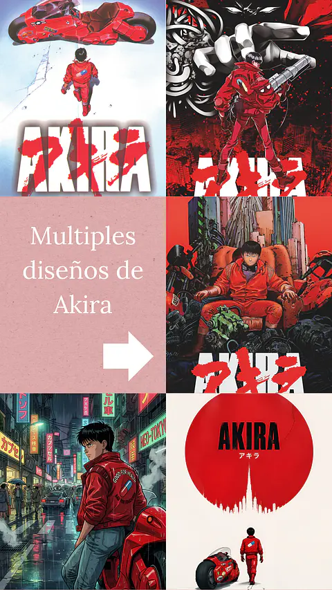 Colección de Cuadros Akira | Diseños para Elegir | A4
