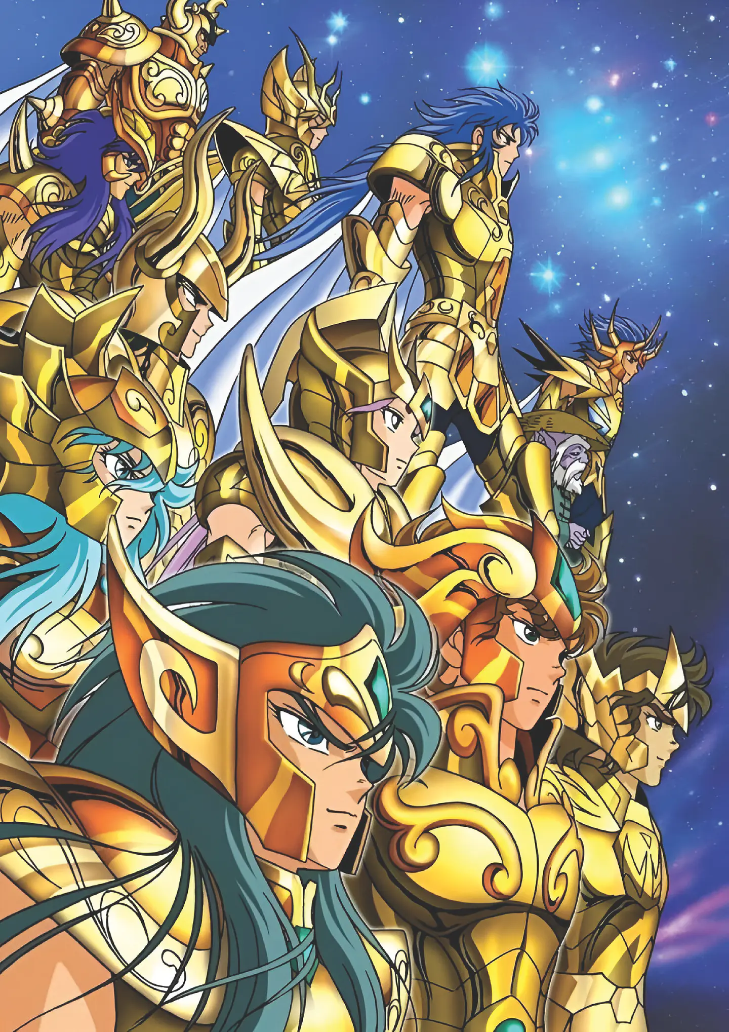 Colección de Cuadros Los Caballeros del Zodiaco | 15 Diseños para Elegir | A4 3
