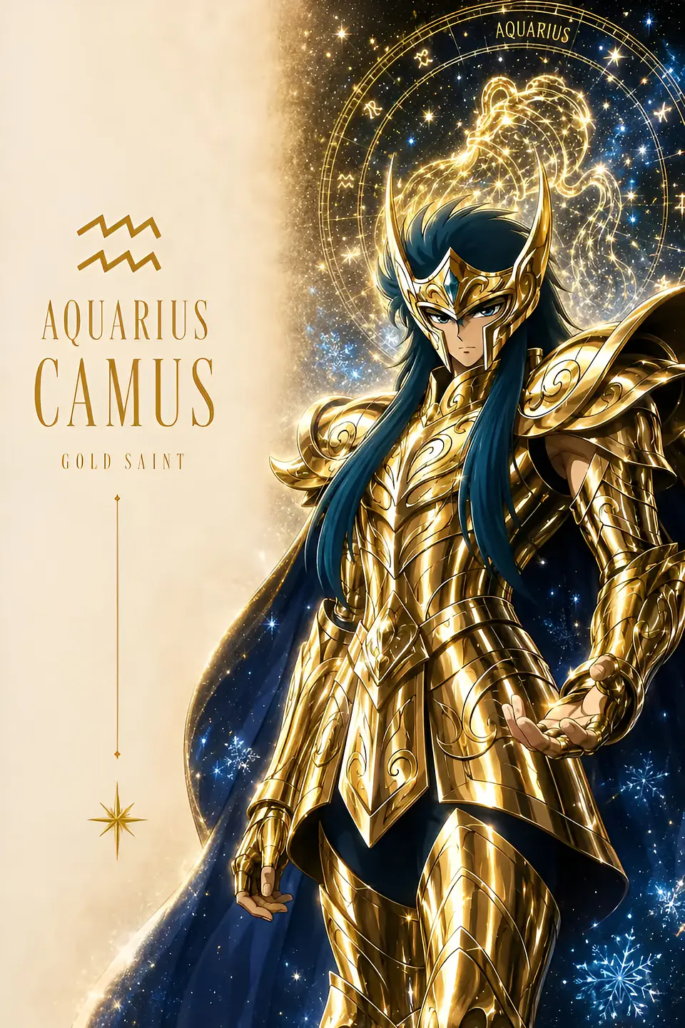 Colección de Cuadros Los Caballeros del Zodiaco | 15 Diseños para Elegir | A4 11