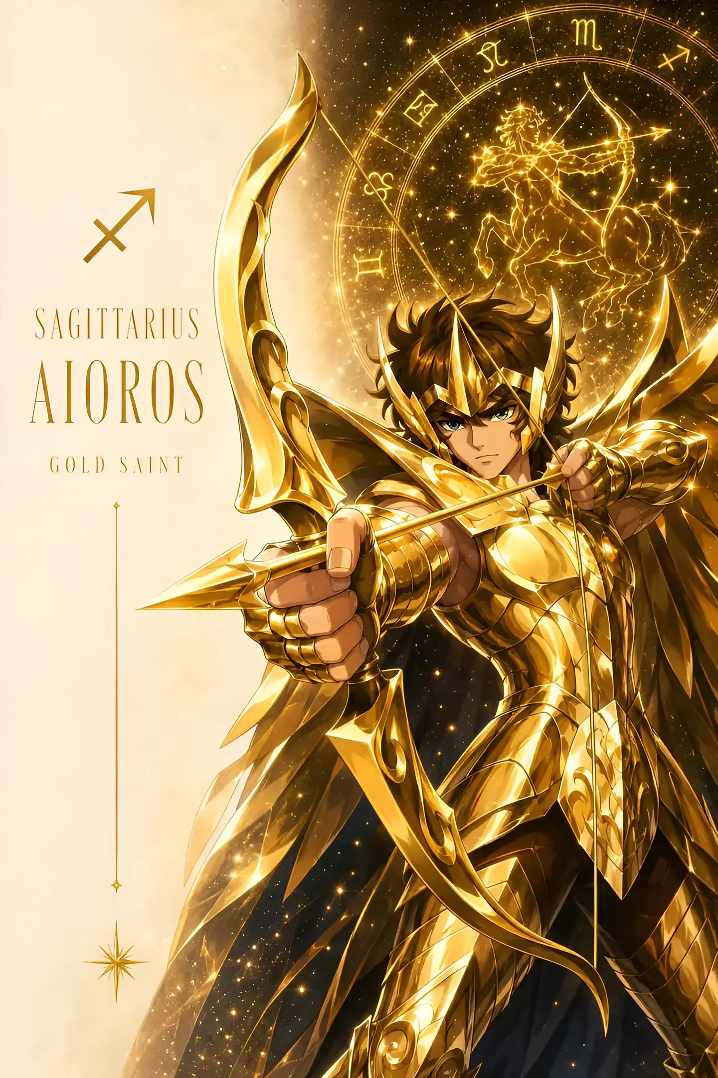 Colección de Cuadros Los Caballeros del Zodiaco | 15 Diseños para Elegir | A4 13