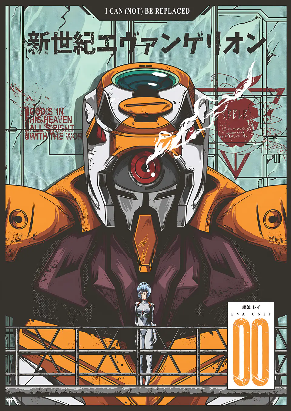 Colección de Cuadros Evangelion | Diseños para Elegir | A4 2