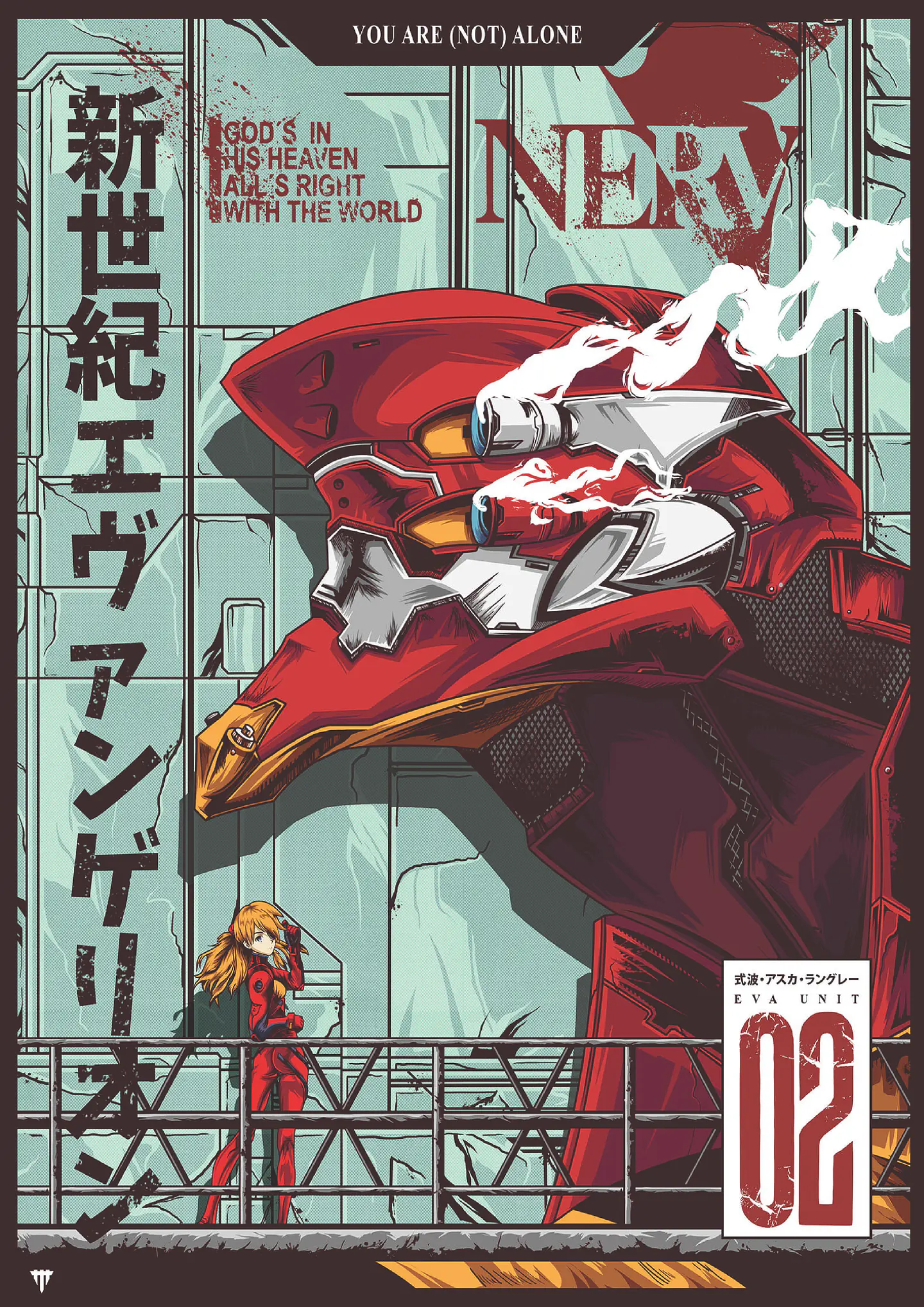 Colección de Cuadros Evangelion | Diseños para Elegir | A4 4
