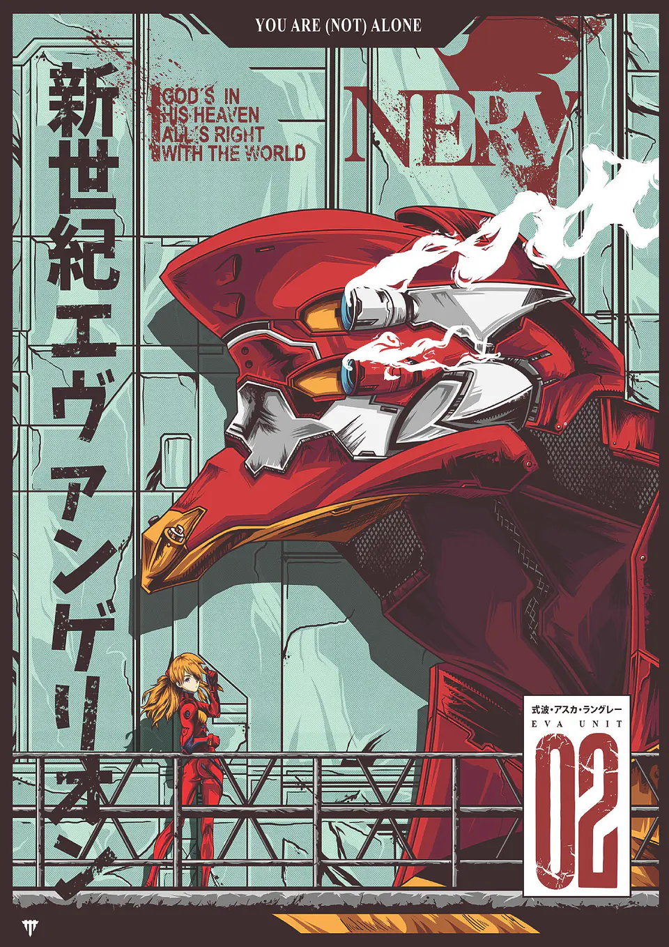 Colección de Cuadros Evangelion | Diseños para Elegir | A4 4