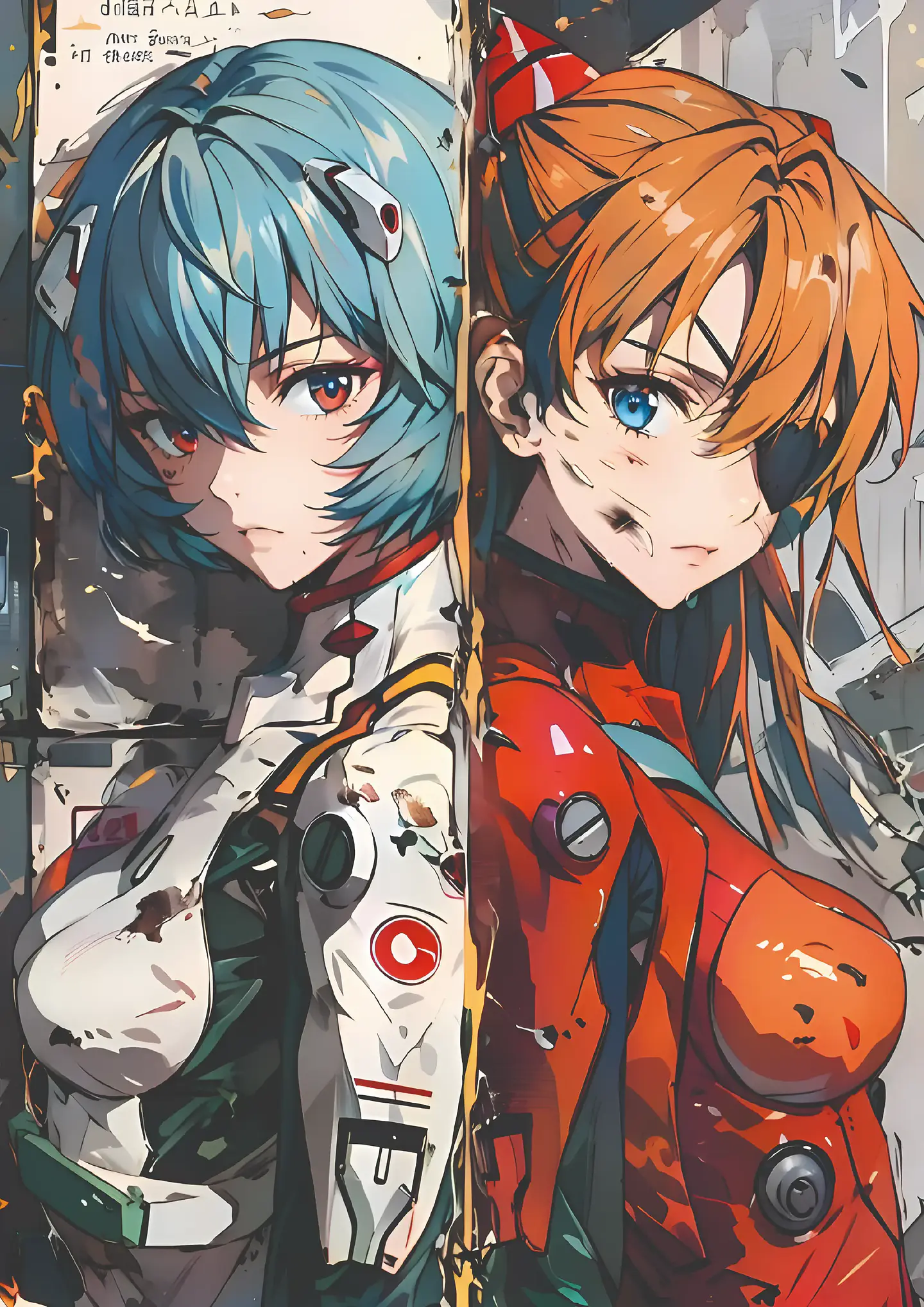 Colección de Cuadros Evangelion | Diseños para Elegir | A4 11
