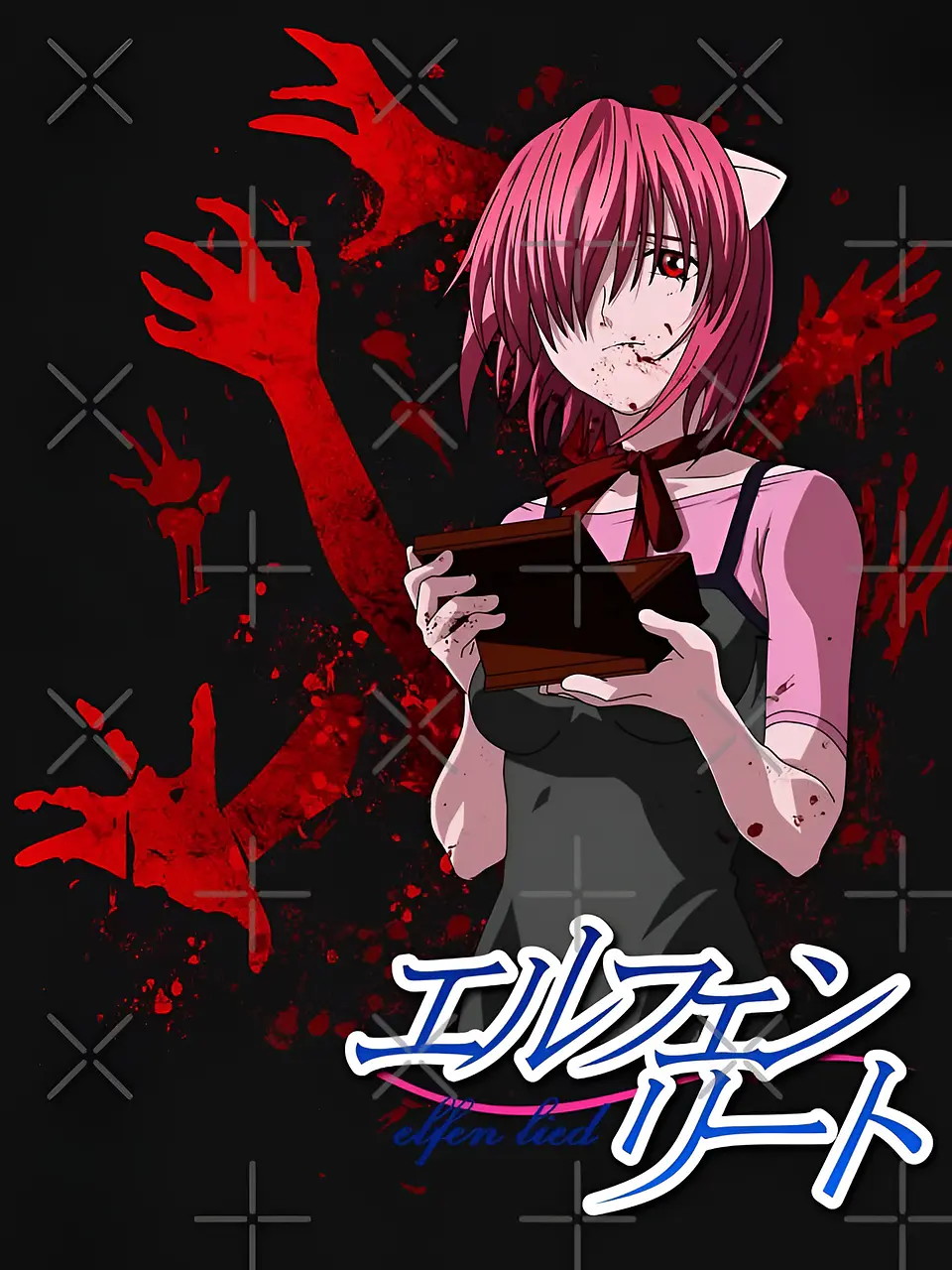 Colección de Cuadros Elfen Lied | Diseños para Elegir | A4 5