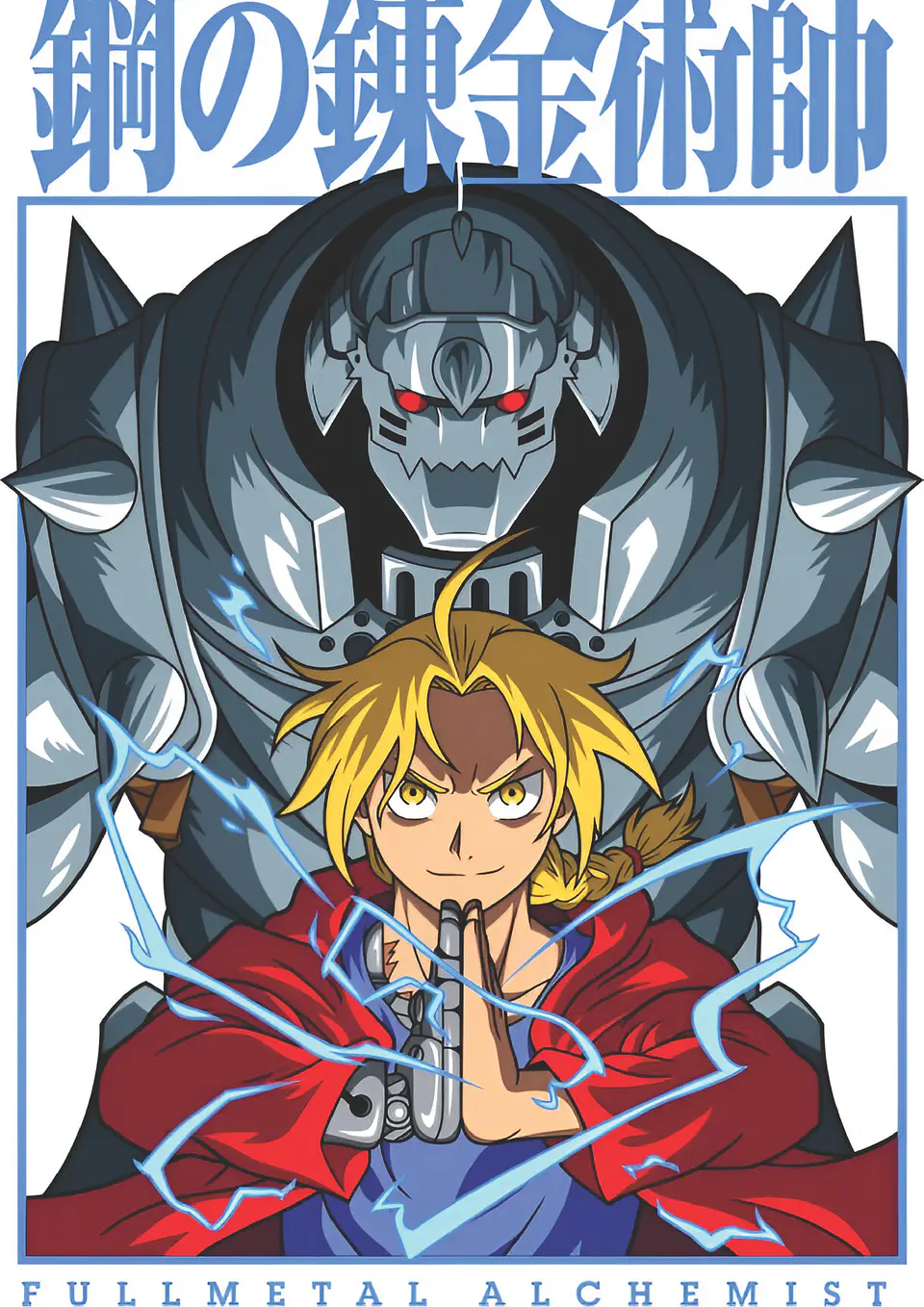 Colección de Cuadros Fullmetal Alchemist | Diseños para Elegir | A4 7