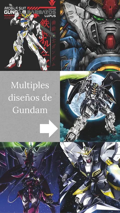 Colección de Cuadros Gundam | Diseños para Elegir | A4