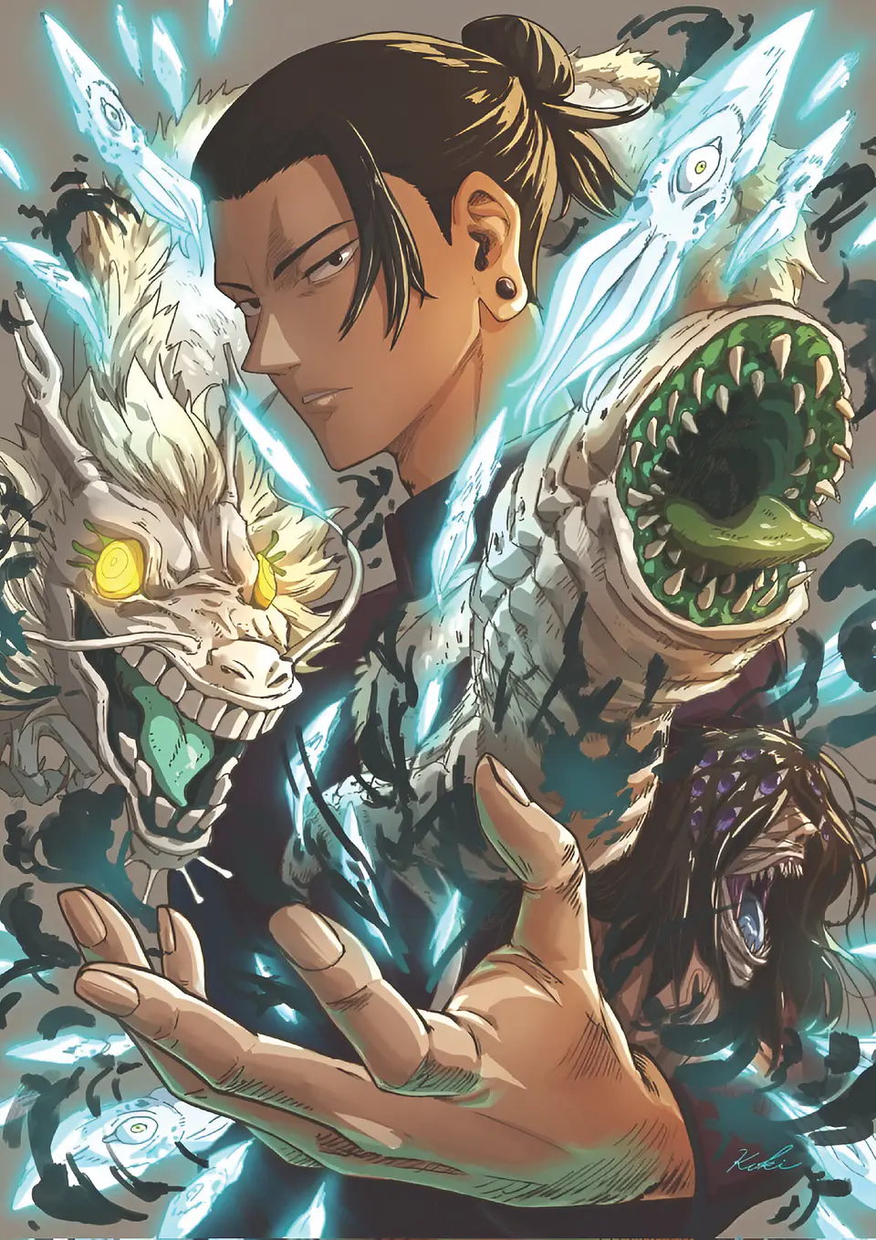 Colección de Cuadros Jujutsu Kaisen 1 | 15 Diseños para Elegir | A4 15