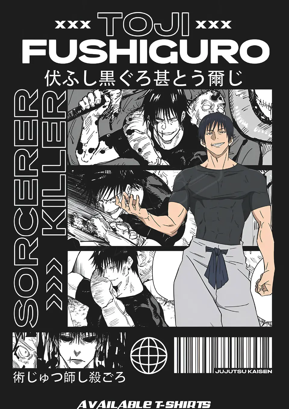 Colección de Cuadros Jujutsu Kaisen 2 | 15 Diseños para Elegir | A4 15