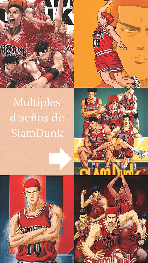 Colección de Cuadros Slam Dunk | Diseños para Elegir | A4
