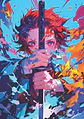 Colección de Cuadros Demon Slayer 1 | 15 Diseños para Elegir | A4 - Miniatura 8