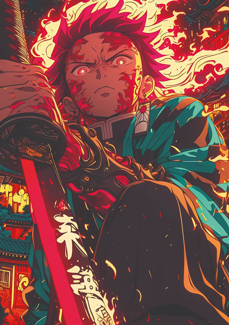 Colección de Cuadros Demon Slayer 4 | 15 Diseños para Elegir | A4 16