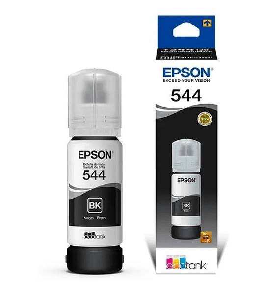 Botella De Tinta Epson ® T544 Negro T544120