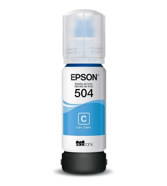 Tinta Botella Epson T504 70ml Ecotank 