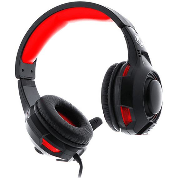 Audifonos Gamer Xtech Microfono Ajustable 3.5mm Color Negro