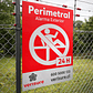 Aviso en base aluminio, Disuasiva Verisure Perimetro - Miniatura 3