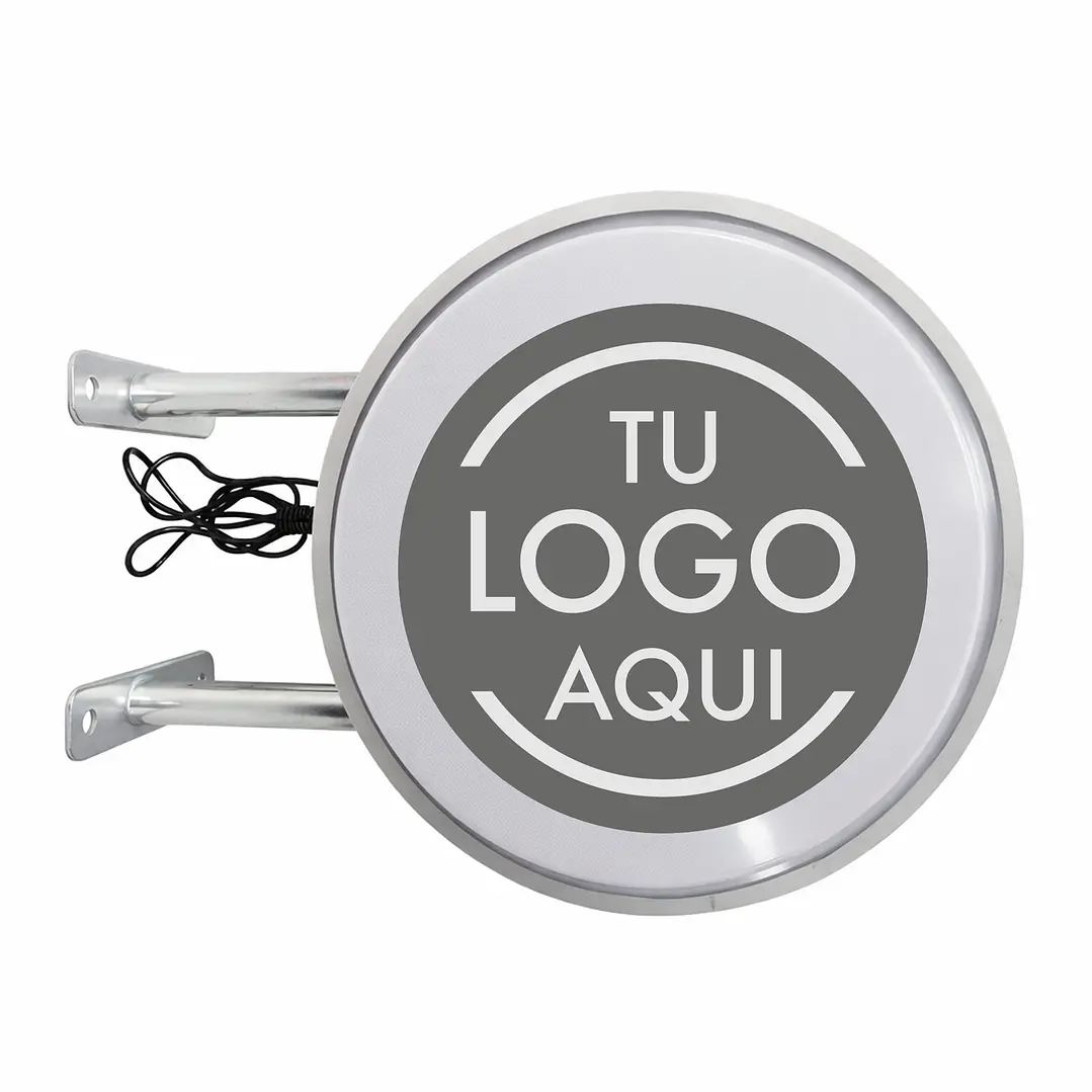 Rompetráfico Fijo redondo 60 cms de diametro con tu logo ambas caras 1