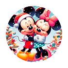 Chapita Mickey & Minnie Navidad 1