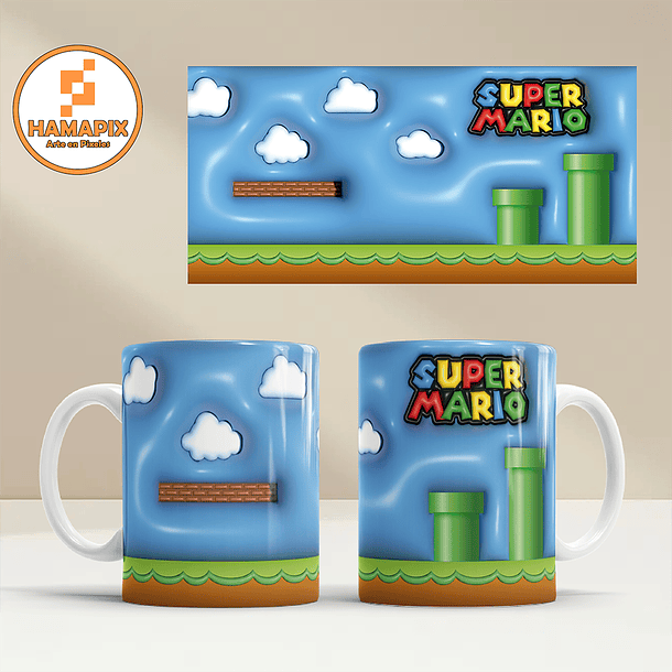 Tazón 11 oz Super Mario 3D - Mundo