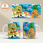 Tazón Bob Esponja 3D 1