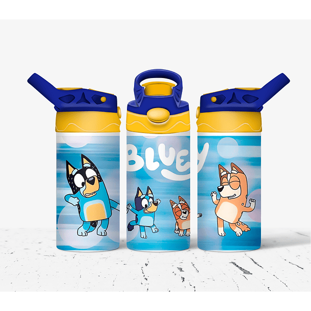 Botella Agua Niño Bluey 