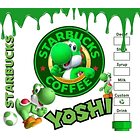 Vaso térmico 20 oz con diseño Súper Mario Bros Yoshi Coffe 2