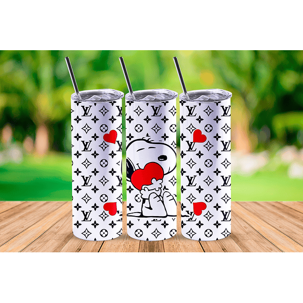 Vaso térmico 20 oz con diseño Snoopy  1