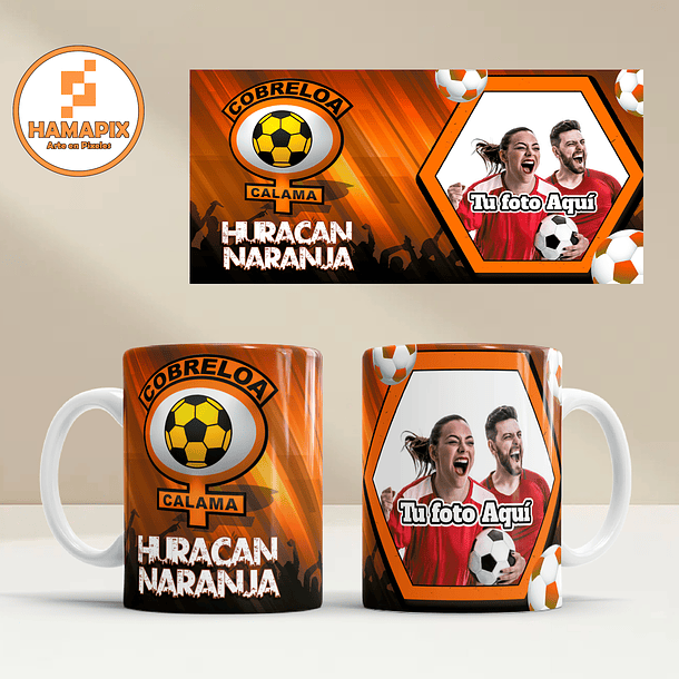 Tazón 11oz Fútbol Chileno - Cobreloa